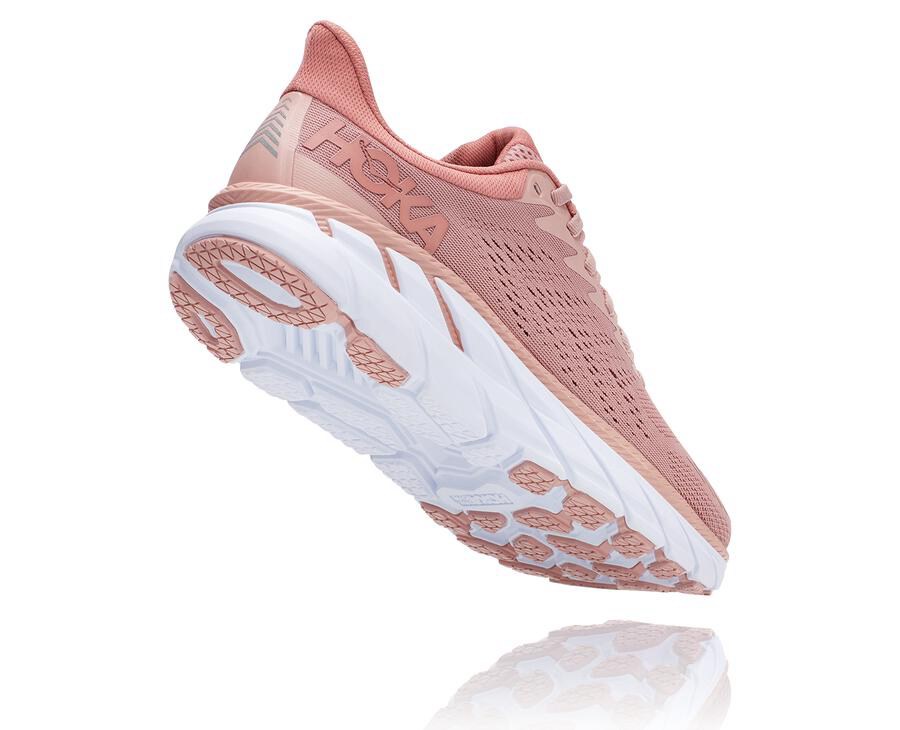 Hoka One One Tenisky Damske Ruzove - Clifton 7 - 80634-WIMF